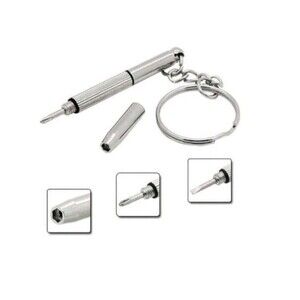 Eyeglass Repair Kit Screwdriver, 5-in-1 Multifunctional Small Screwdriver